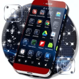 ikon Dark Blue Launcher Theme