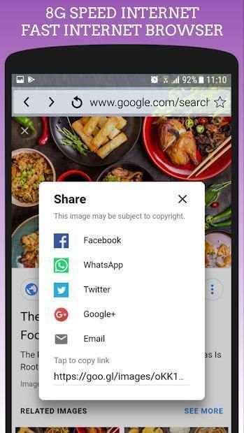 8G Fast Internet Browser - High Speed Up Internet screenshot 5