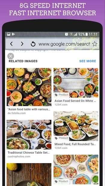 8G Fast Internet Browser - High Speed Up Internet screenshot 4