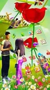 3D Love theme screenshot 3
