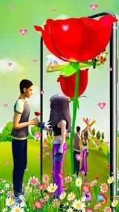 3D Love theme screenshot 2