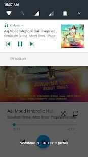 X Music Player स्क्रीनशॉट 1