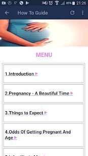 How To Get Pregnant स्क्रीनशॉट 2