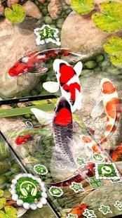 Tema Peluncur Ikan Koi screenshot 3