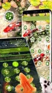 Tema Peluncur Ikan Koi screenshot 2