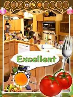 Hidden Objects : Princess Messy Kitchen Cleaning screenshot 1