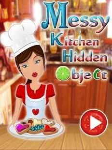 Hidden Objects : Princess Messy Kitchen Cleaning screenshot 6