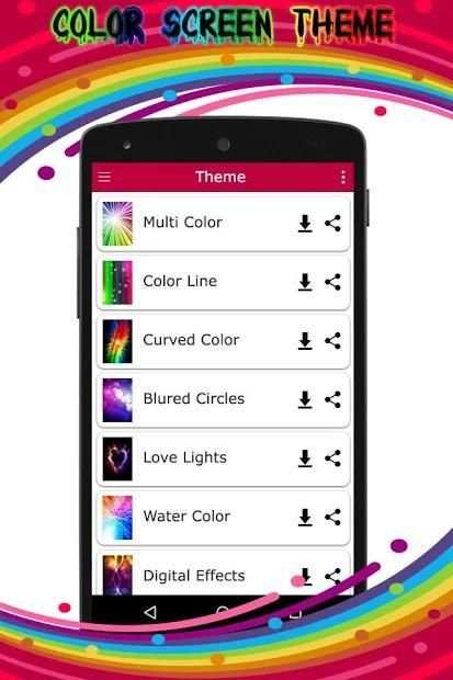Caller Theme Screen:Color Caller Dialer, LED Flash screenshot 3