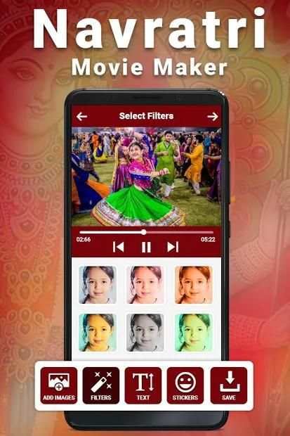 Navratri Movie Maker -2018 स्क्रीनशॉट 2