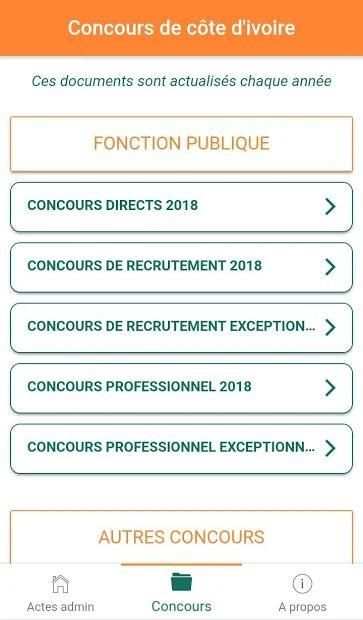 Pièces administratives CI screenshot 3