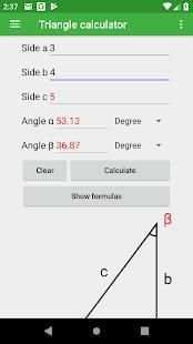 Triangle calculator screenshot 6