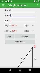 Triangle calculator screenshot 4