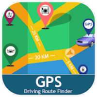 GPS Driving Route Finder - Near By Places on Maps on 9Apps