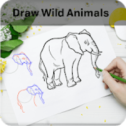 ikon Learn to Draw Wild Animals