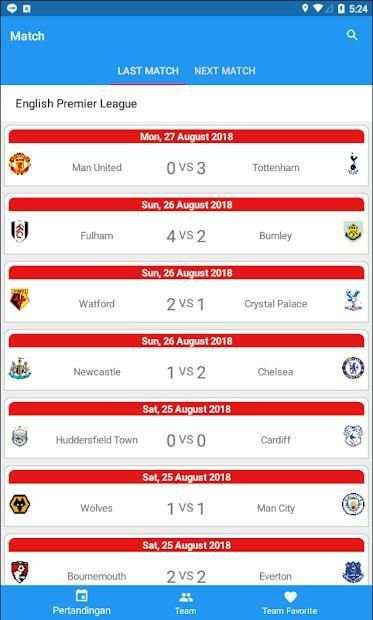 Jadwal Sepak Bola screenshot 2