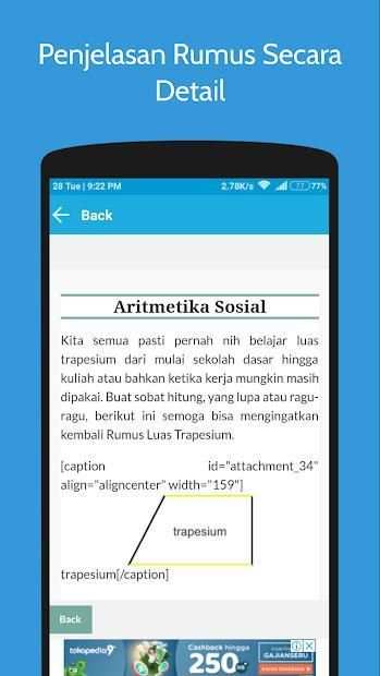 Buku Rumus Matematika Lengkap screenshot 1