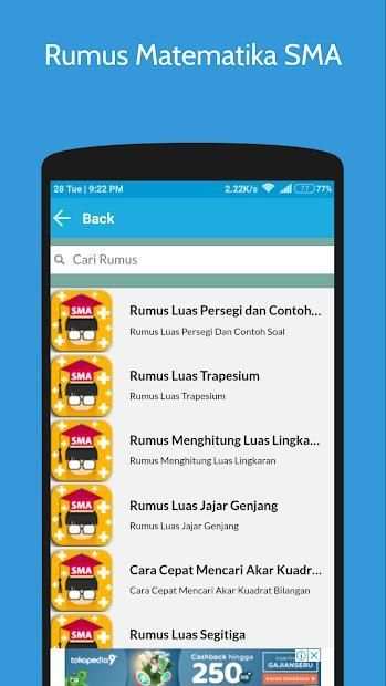 Buku Rumus Matematika Lengkap screenshot 2