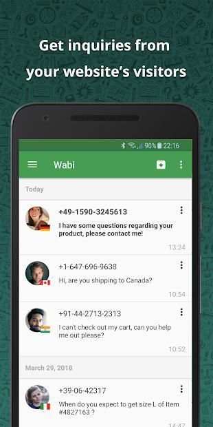 Wabi - Phone Number for WhatsApp Business screenshot 6