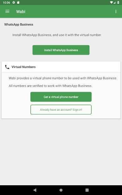 Wabi - Phone Number for WhatsApp Business screenshot 2