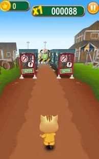 Subway Cat Runner -Online Rush स्क्रीनशॉट 1
