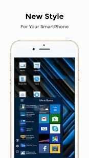 Aqua Blue for Computer Launcher स्क्रीनशॉट 2