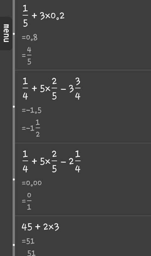 Modern Calculator - 분수계산기 screenshot 4