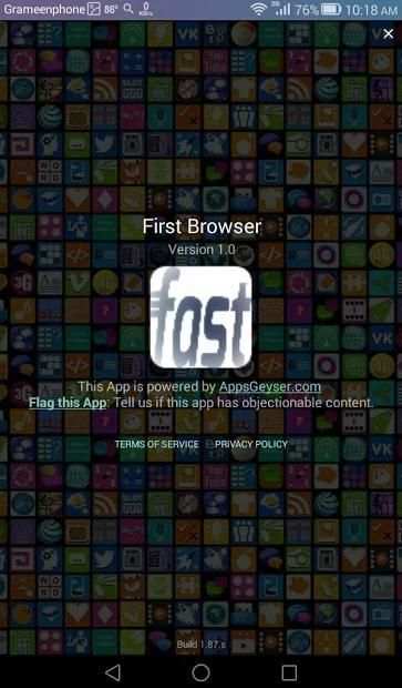 NN Browser Fast Browser screenshot 1