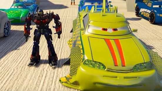 US Police Transform Cop Robot: Car Pigeon Game screenshot 5