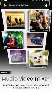Multi Audio Video Mixer – Audio with Video Mix screenshot 5