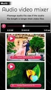 Multi Audio Video Mixer – Audio with Video Mix screenshot 2