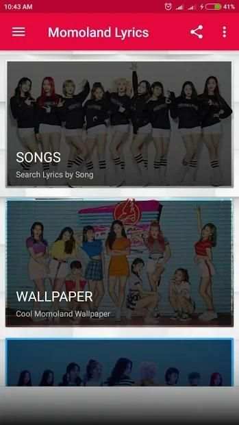 Momoland Lyrics (Offline) screenshot 7