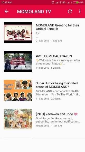 Momoland Lyrics (Offline) screenshot 2