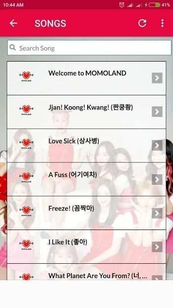 Momoland Lyrics (Offline) screenshot 5