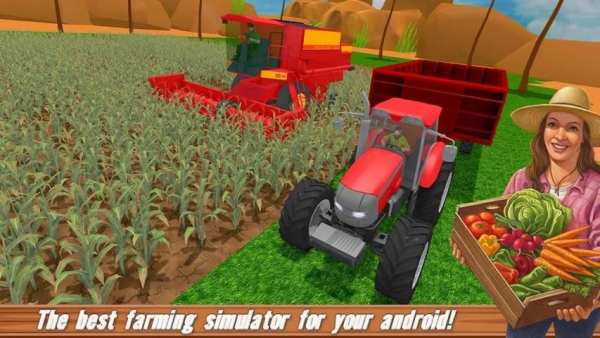 Tractor Farming Sim Offroad Challenge स्क्रीनशॉट 6
