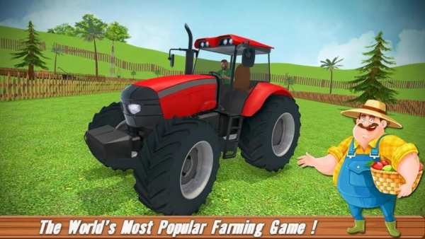 Tractor Farming Sim Offroad Challenge स्क्रीनशॉट 8