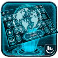3D Future Tech Keyboard Theme on 9Apps