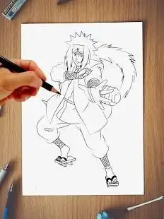 Learn How to Draw Shisui Uchiha from Naruto (Naruto) Step by Step : Drawing  Tutorials