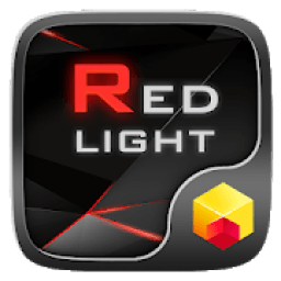 ikon Red Light 3D Launcher Theme