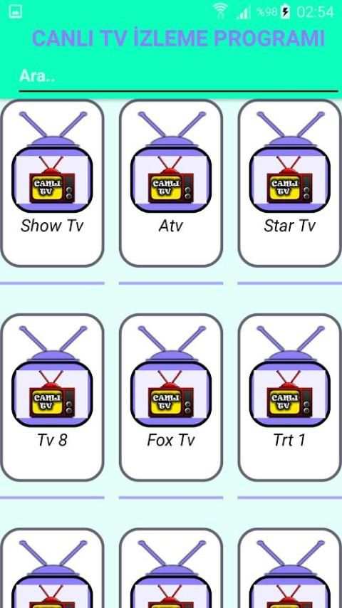 Canlı Tv İzleme Programı screenshot 2