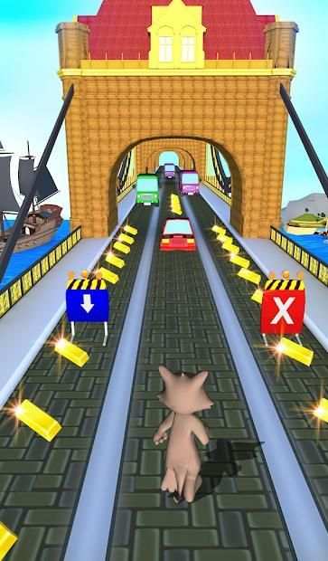 Tom Subway: Endless Cat Running स्क्रीनशॉट 1