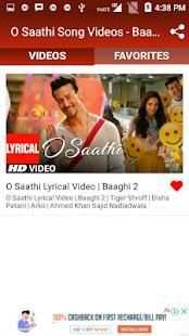 O Saathi Song Videos - Baaghi 2 Movie Songs screenshot 1