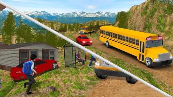 Intercity Modern School Bus Driving Simulator 2018 screenshot 3