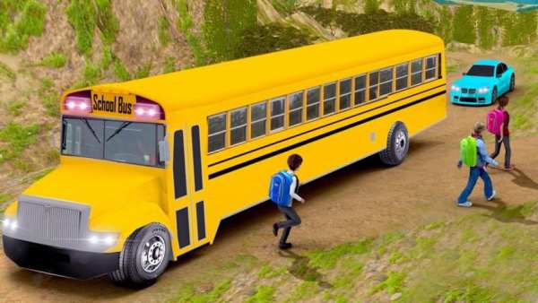 Intercity Modern School Bus Driving Simulator 2018 screenshot 1