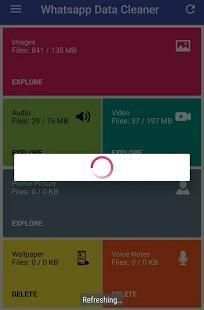 Whatsapp Data Cleaner screenshot 1