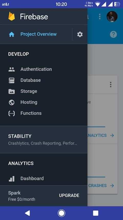 Firebase screenshot 2