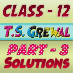 Account Class-12 Solutions (TS Grewal Vol-3) 2018