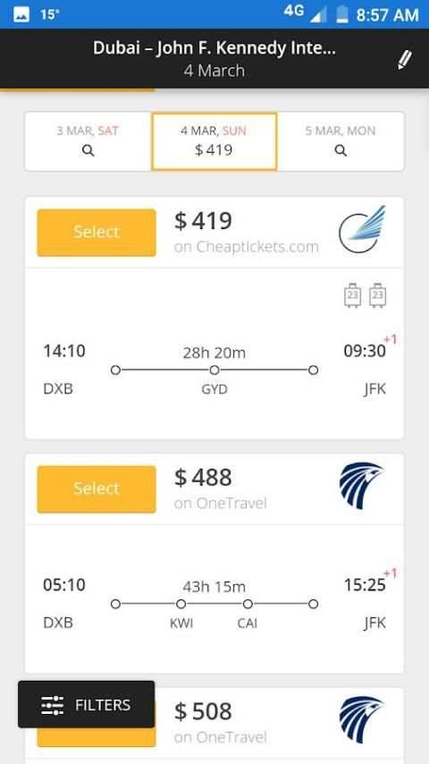 easyflight स्क्रीनशॉट 3