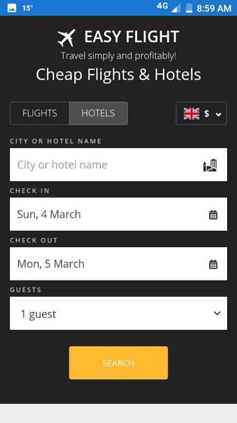 easyflight स्क्रीनशॉट 2