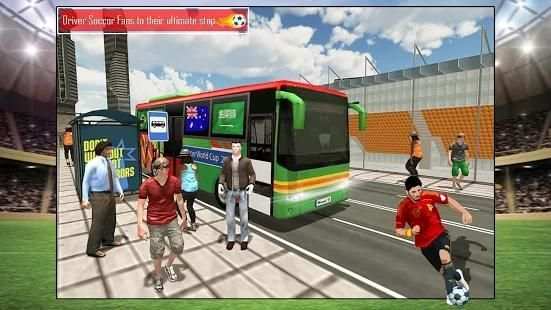 Soccer Fan & Player Bus Driver : Qatar Cup 2022 screenshot 2
