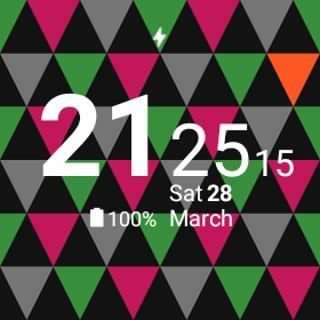 Triangular WatchFace स्क्रीनशॉट 3